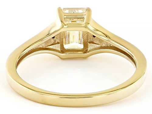 1.33ct Strontium Titanate With 0.01ctw Blue Diamond 18k Yellow Gold Over Sterling Silver Ring - Size 9