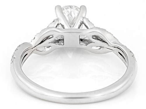 Prazana® Lab-Grown Diamonds 1.00ctw Oval And Round White Lab-Grown Diamond 14k White Gold Ring, F SI - Size 6