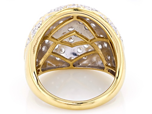 Prazana® Lab-Grown Diamonds 2.00ctw White Diamond 14K Yellow Gold Over Sterling Silver Ring, H SI - Size 6