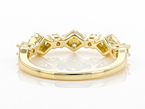Prazana® Lab-Grown Diamonds 0.40ctw White Diamond 14k Yellow Gold Over Sterling Silver Ring, H SI1 - Size 6
