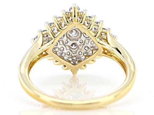 Prazana® Lab-Grown Diamonds 1.00ctw White Diamond 14k Yellow Gold Over Sterling Silver Ring - Size 8