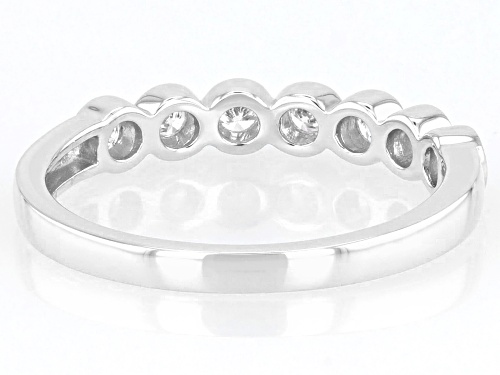 Prazana® Lab-Grown Diamonds 0.25ctw Round White Lab-Grown Diamond Rhodium Over Sterling Silver Ring - Size 8