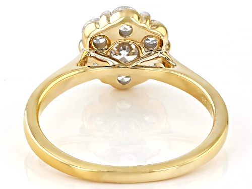 Prazana® Lab-Grown Diamonds 1.00ctw White Diamond 14k Yellow Gold Over Silver Ring, H SI1 - Size 9