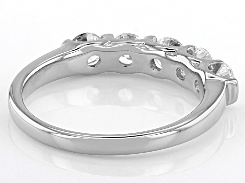 Prazana® Lab-Grown Diamonds 1.00ctw White Diamond Rhodium Over Silver Band Ring, H SI1 - Size 5