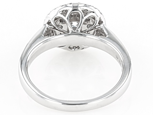 Prazana® Lab-Grown Diamonds 1.00ctw White Lab-Grown Diamond Rhodium Over Sterling Silver Ring, H SI1 - Size 9