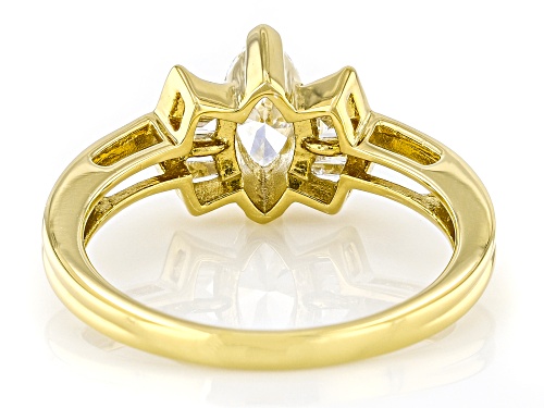 Prazana® Lab-Grown Diamonds 0.65ctw White Diamond 14k Gold Over Sterling Silver Ring, H SI - Size 8