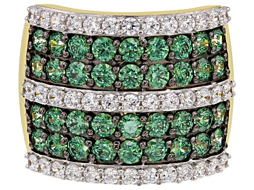 Bella Luce Luxe ™ with Fancy Green Cubic Zirconia Eterno ™ Yellow Ring - Size 6
