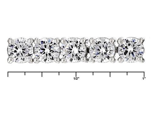 Michael O' Connor For Bella Luce®Diamond Simulant Rhodium Over Sterling Silver/Eterno™Bracelet - Size 7.5