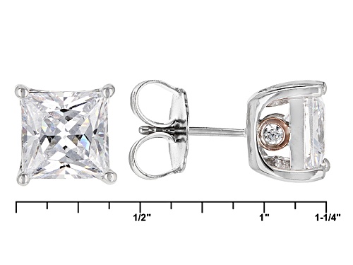 Michael O' Connor For Bella Luce® Diamond Simulant Rhodium Over Sterling & Eterno™Earrings