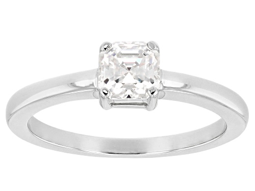 MOISSANITE FIRE® 2.40CTW DEW ASSCHER CUT PLATINEVE® RING & EARRINGS & PENDANT WITH CHAIN SET