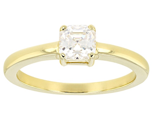 MOISSANITE FIRE® 2.40CTW DEW 14K YELLOW GOLD OVER SILVER RING, EARRINGS, PENDANT, & CHAIN SET