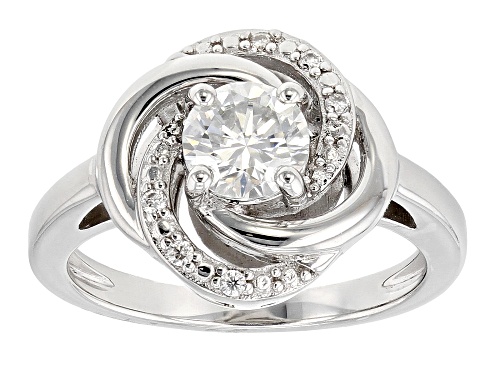 MOISSANITE FIRE® 1.72CTW DEW ROUND PLATINEVE® RING AND NECKLACE SET