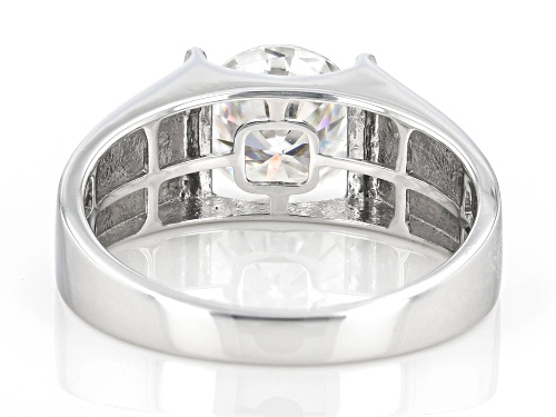 MOISSANITE FIRE(R) 1.90CT DEW ROUND BRILLIANT PLATINEVE(R) RING - Size 8