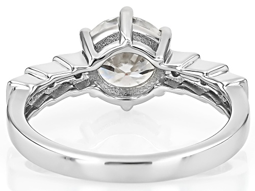 MOISSANITE FIRE® 1.68CTW DEW ROUND BRILLIANT PLATINEVE® RING - Size 8