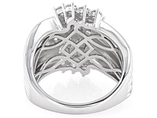 MOISSANITE FIRE® 1.78CTW DEW ROUND BRILLIANT PLATINEVE® RING - Size 6