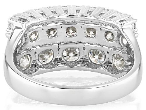 MOISSANITE FIRE® 2.15CTW DEW ROUND PLATINEVE® RING - Size 7