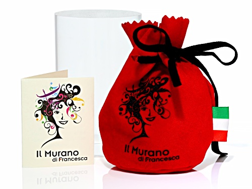 Il Murano di Francesca Murano Glass 18k Yellow Gold Over Sterling Silver 