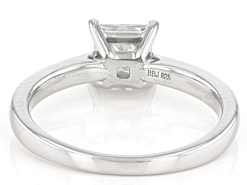 MOISSANITE FIRE(R) .90CT DEW PRINCESS CUT PLATINEVE(R) SOLITAIRE RING - Size 10