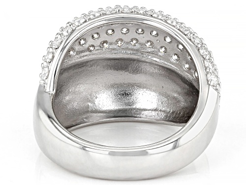 MOISSANITE FIRE(R) 2.09CTW DEW ROUND PLATINEVE(R) RING - Size 6
