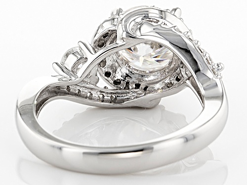 Moissanite Fire® 2.54ctw Diamond Equivalent Weight Round Platineve™ Ring - Size 6