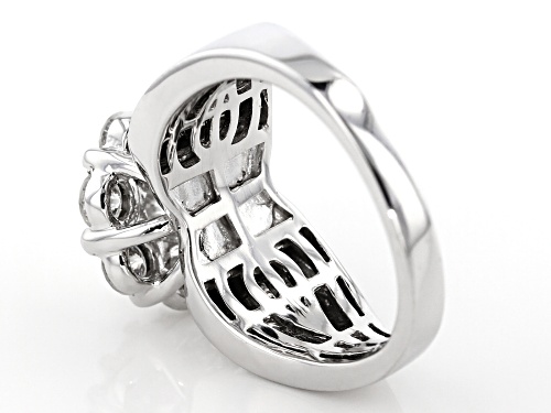MOISSANITE FIRE® 2.21CTW DEW ROUND PLATINEVE™ RING - Size 5