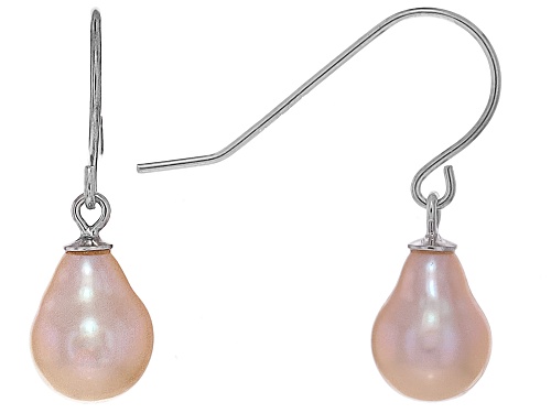 Genusis™ 6-8mm Cultured Freshwater Pearl Rhodium Over Silver Necklace, Bracelet, & Earring Set