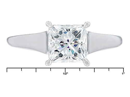 Moissanite Fire® 2.30ct Dew Platineve™ And 14k Rose Gold Accent Plated Ring - Size 10