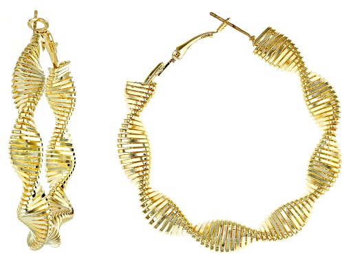 Off Park ® Collection White Crystal Gold Tone Hoop And Stud Earrings Set Of 6