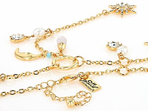 Off Park® Collection, Crystal Gold Tone Celestial Necklace & Earring Set