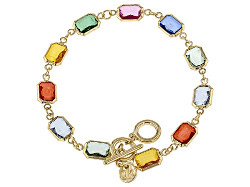 Off Park® Collection, Multi-Color Crystal Gold Tone Necklace & Bracelet Set