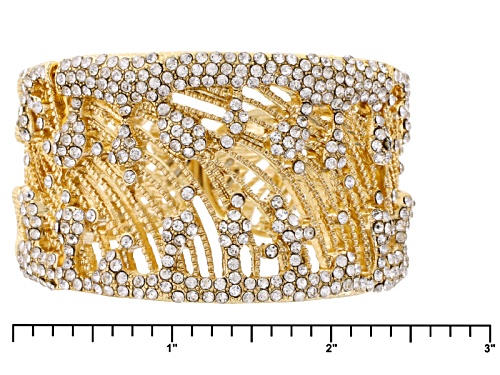 Off Park ® Collection White Crystal Gold Tone Bracelet