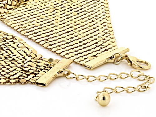 Off Park ® Collection Gold Tone Mesh Bandana Necklace