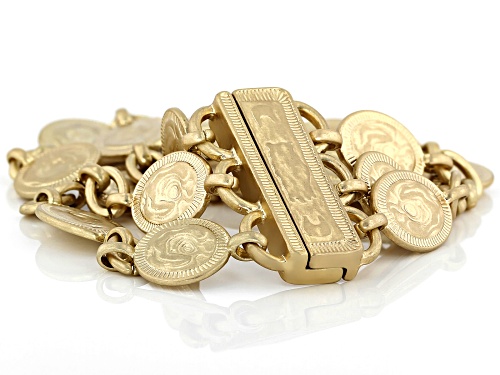 Off Park® Collection Gold Tone Base Metal Multi Row Bracelet
