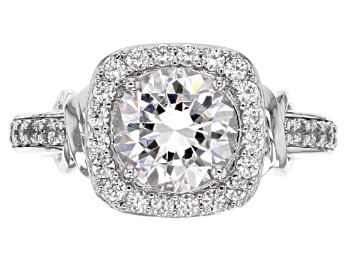 Pre-Owned Vanna K ™ For Bella Luce ® 3.82CTW Diamond Simulant Platineve® Ring - Size 10