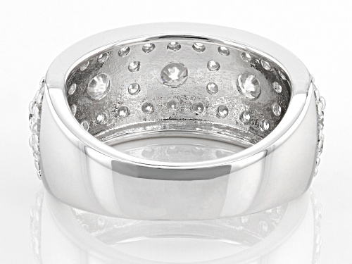 Pre-Owned MOISSANITE FIRE(R) 2.41CTW DEW ROUND PLATINEVE(R) RING - Size 7