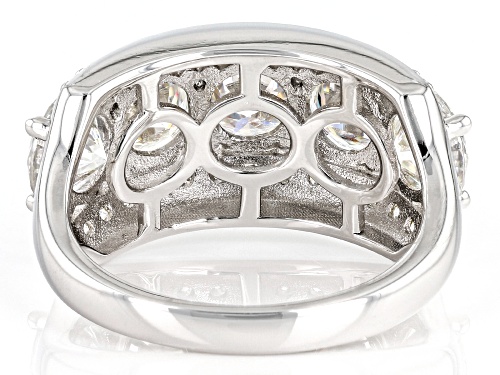 Pre-Owned MOISSANITE FIRE(R) 4.78CTW DEW ROUND PLATINEVE(R) RING - Size 6