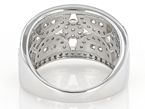 Pre-Owned Bella Luce® 1.78ctw White Diamond Simulant Rhodium And 14k Yellow Gold Over Silver Ring(1. - Size 6