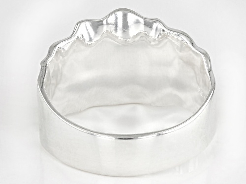 Pre-Owned Artisan Collection of Israel™ Sterling Silver &14K Yellow Gold Over Sterling Silver Flower - Size 5