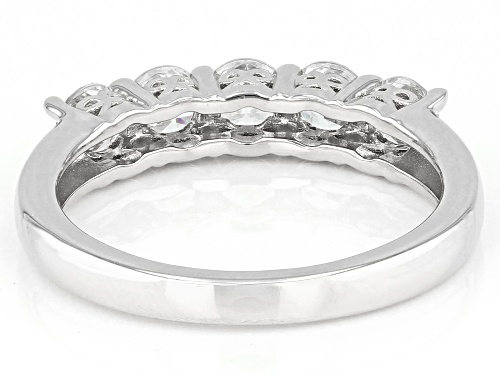 Pre-Owned Bella Luce® 1.25ctw White Diamond Simulant Platinum Over Sterling Silver Ring (0.75 DEW) - Size 7