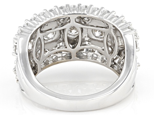 Pre-Owned MOISSANITE FIRE(R) 2.06CTW DEW ROUND TWO TONE RING - Size 8