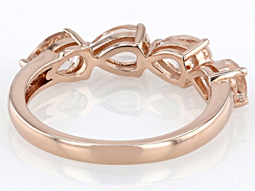 Pre-Owned 1.36ctw Cor De Rosa™ Morganite 10k Rose Gold Ring - Size 6