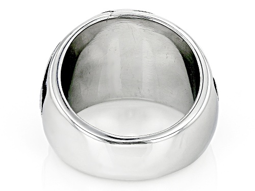 Pre-Owned Artisan Collection of Ireland™ Stainless Steel Triskele Swirl Ring - Size 11