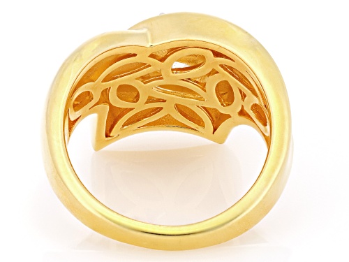 Pre-Owned MOISSANITE FIRE® 1.90CT DEW ROUND BRILLIANT 14K YELLOW GOLD OVER SILVER RING - Size 9