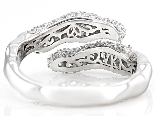 Pre-Owned Vanna K™ For Bella Luce® 2.37ctw White Diamond Simulant Platineve® Ring(1.43ctw DEW) - Size 5