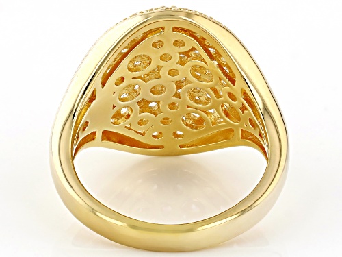 Pre-Owned Bella Luce® Italia 1.52ctw White Diamond Simulant Eterno™ Yellow Ring(0.92ctw DEW) - Size 5