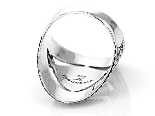 Pre-Owned Artisan Collection of Bali™ Sterling Silver Statement Floral Ring - Size 5