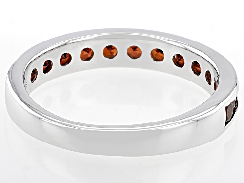 Pre-Owned 1.00ctw Vermelho Garnet™ Rhodium Over Sterling Silver Band Ring - Size 6