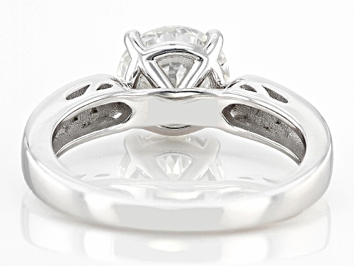 Pre-Owned MOISSANITE FIRE® 2.35CTW DEW INFERNO CUT™  AND ROUND BRILLANT PLATINEVE® RING - Size 10