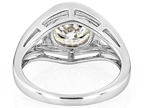 Pre-Owned MOISSANITE FIRE® 2.20CT DEW ROUND BRILLIANT PLATINEVE® RING - Size 6
