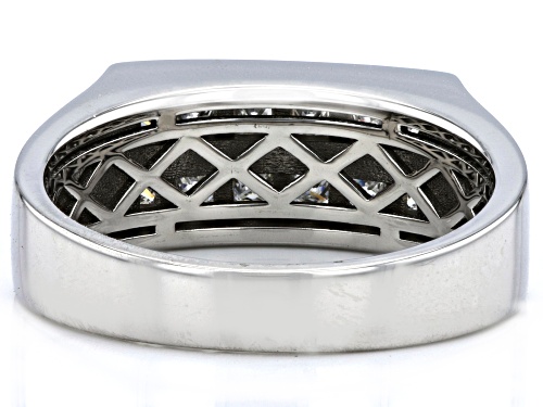 Pre-Owned MOISSANITE FIRE(R) 1.20CTW DEW PRINCESS C UTPLATINEVE(R) MENS RING - Size 9